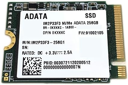 ADATA SSD M.2 2230 de 256 GB NVMe PCIe